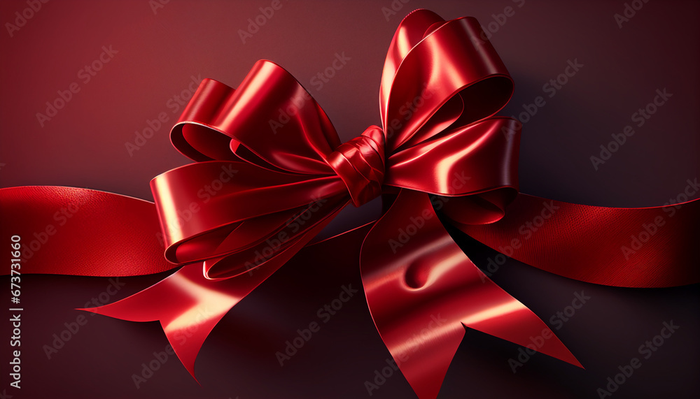 a crimson background with a red ribbon a crimson background with a red ribbon
