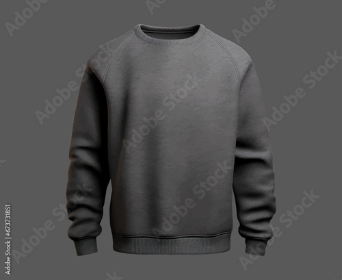 Sweatshirt grey mockup, Hoodie sleeve template, Front view shirt mock up, Store designe hoodie clothes, Editable shop style
