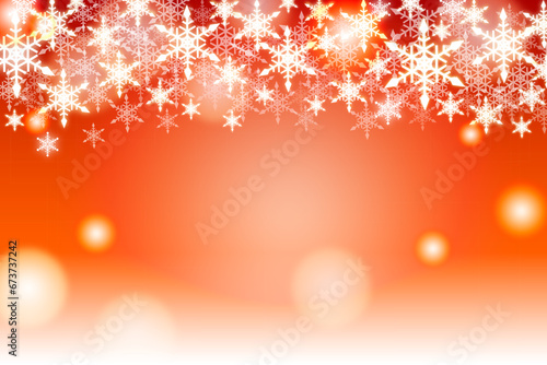 雪の結晶の背景イラスト