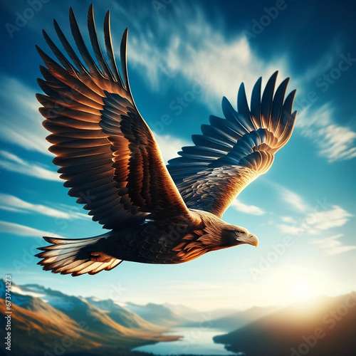 eagle in the sky © Hrayr