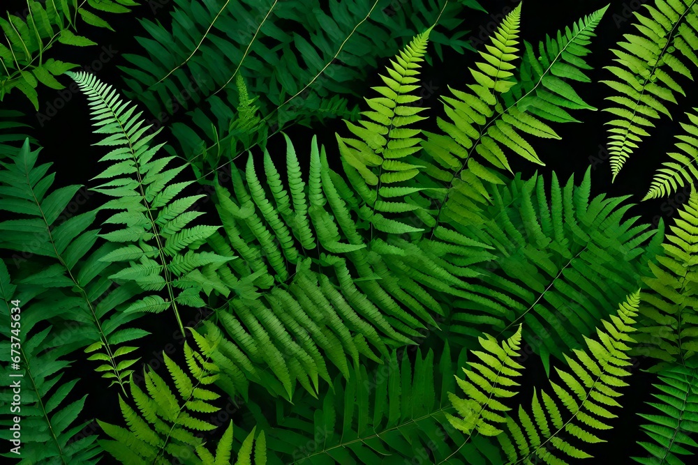Mix and match different types of ferns.