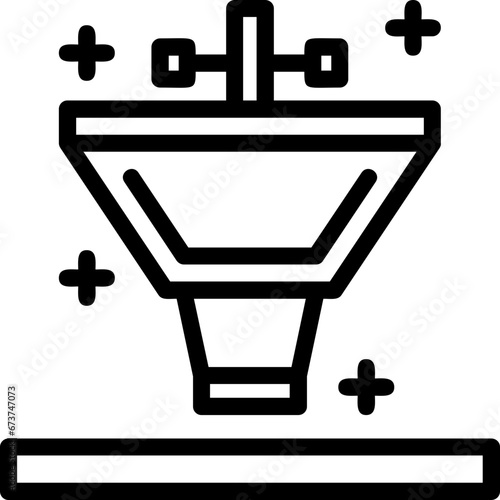 Bathroom sink Icon