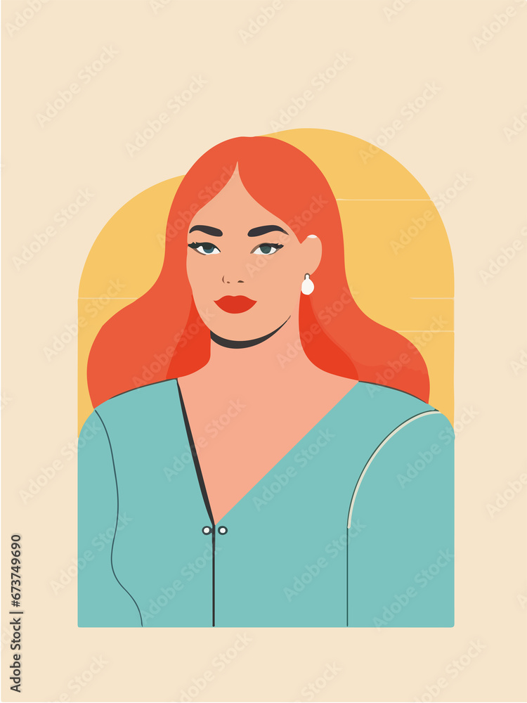 cartoon cute woman illustraitons , minimal design , business vector cartoon cute woman illustraitons , minimal design , business vector