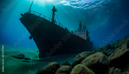 Sunken Ship Wreck © Stuart Little