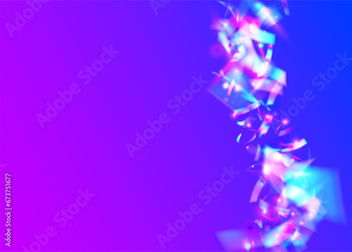 Falling Sparkles. Blur Christmas Sunlight. Holiday Art. Kaleidoscope Effect. Purple Shiny Glare. Carnival Confetti. Party Banner. Surreal Foil. Pink Falling Sparkles