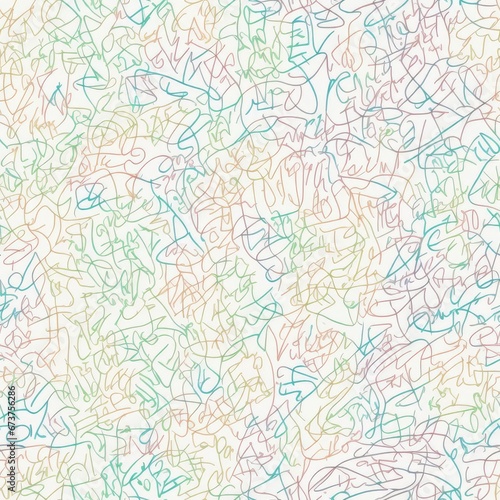 Seamless pattern in lines. AI generated.