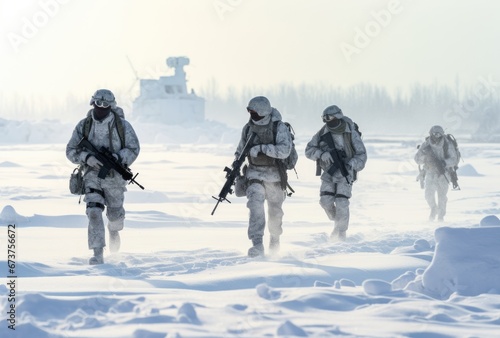 military operations in winter © jambulart