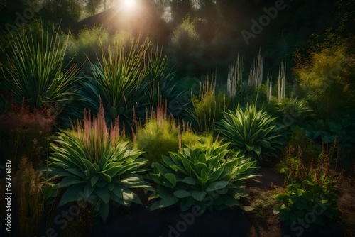 Group plants in a "wild garden" style. © Muhammad