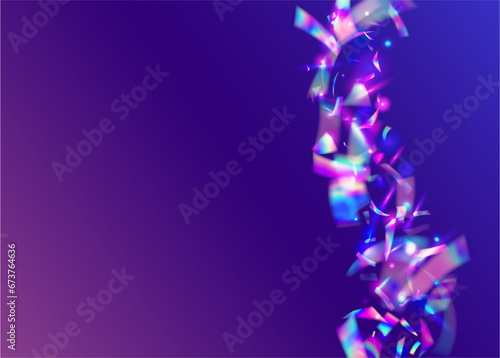Light Glitter. Blue Blur Effect. Festive Art. Fantasy Foil. Bokeh Background. Laser Vaporwave Sunlight. Party Flyer. Iridescent Texture. Pink Light Glitter