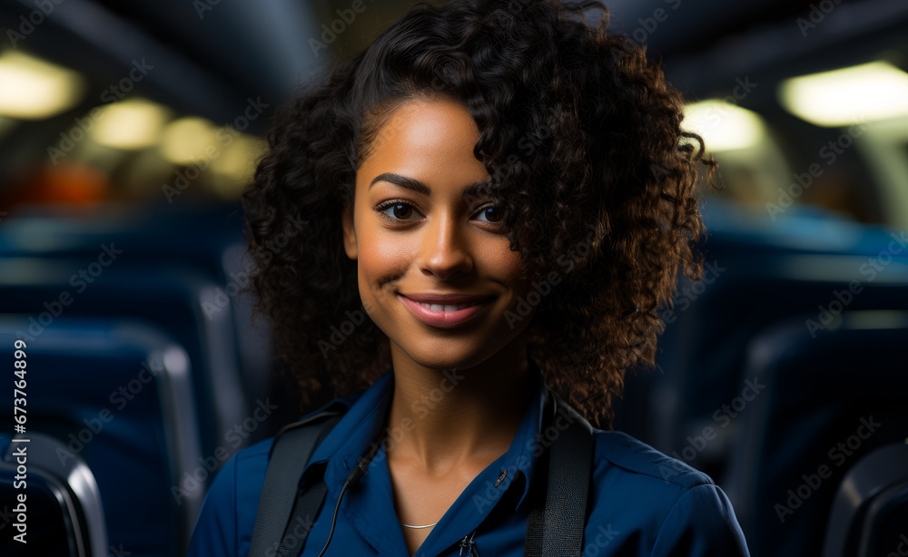 A Joyful Woman with Beautiful Curly Hair Poses for a Candid Photograph A Joyful Woman with Beautiful Curly Hair Poses for a Candid Photograph