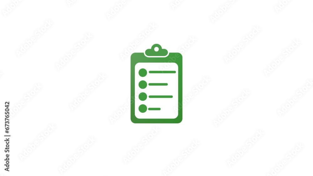 Price list clipboard icon with dollar currency, finance money page bill pay concept animation. k1_1855 Price list clipboard icon with dollar currency, finance money page bill pay concept animation. k1_1855