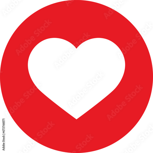 Like and Heart Live stream video, chat, likes icon. Social networks heart buttons or Valentines Day. Vector illustration isolated on white background.