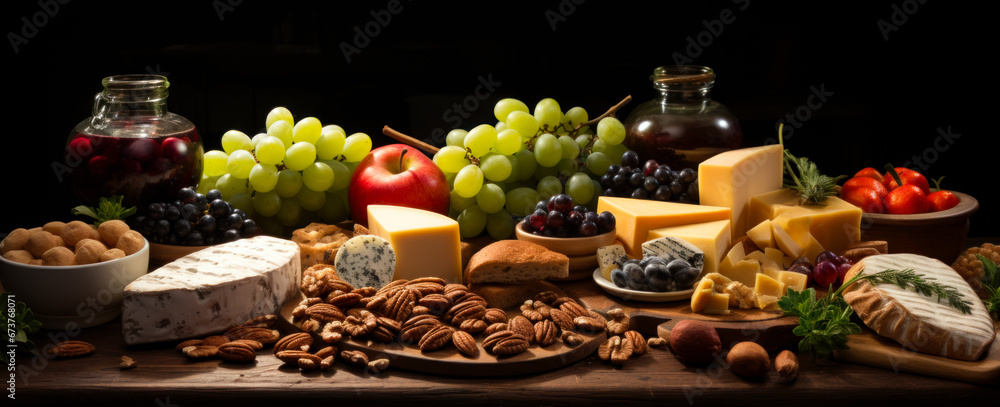 A Cheese Lover's Dream: A Table Filled With an Array of Delicious Cheeses