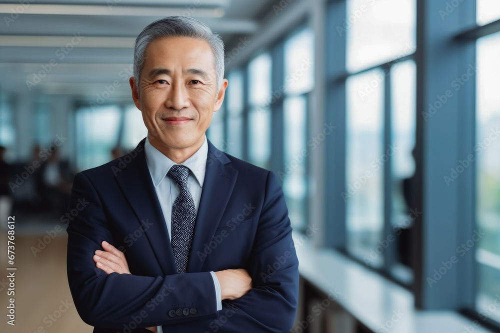 Senior asian business man smiling at the camera. Portrait of confident happy older man in a suit smiling at camera. Business concept, men at work. Senior asian business man smiling at the camera. Portrait of confident happy older man in a suit smiling at camera. Business concept, men at work.