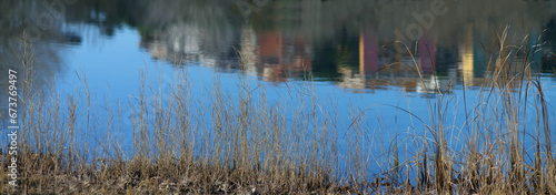 wide angle river view