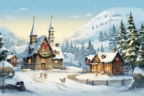 Wallpaper Mural Christmas Magic Unleashed: A Festival of Delights Torontodigital.ca