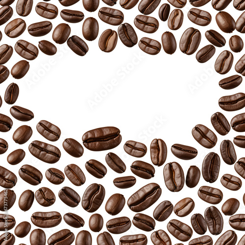 A Panorama of Flavor: Isolated Coffee Beans