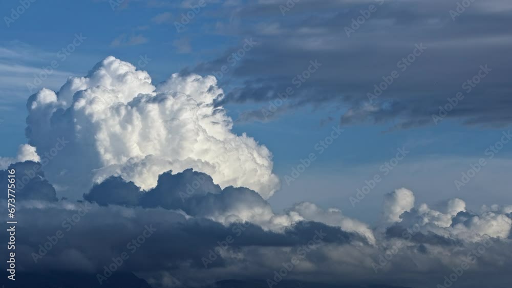 Soft White and Fluffy Clouds Floating On Blue Sky Soft White and Fluffy Clouds Floating On Blue Sky