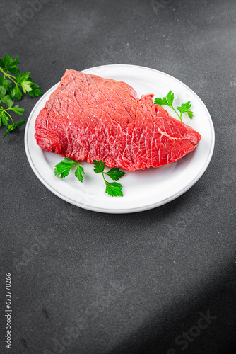 raw meat beef fresh veal delicious healthy eating cooking appetizer meal food snack on the table copy space