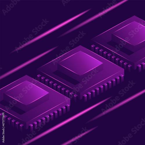 Quantum computing - Isometric processors