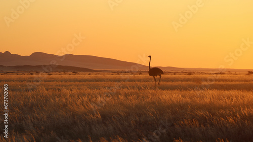 Autruche - Namibie photo