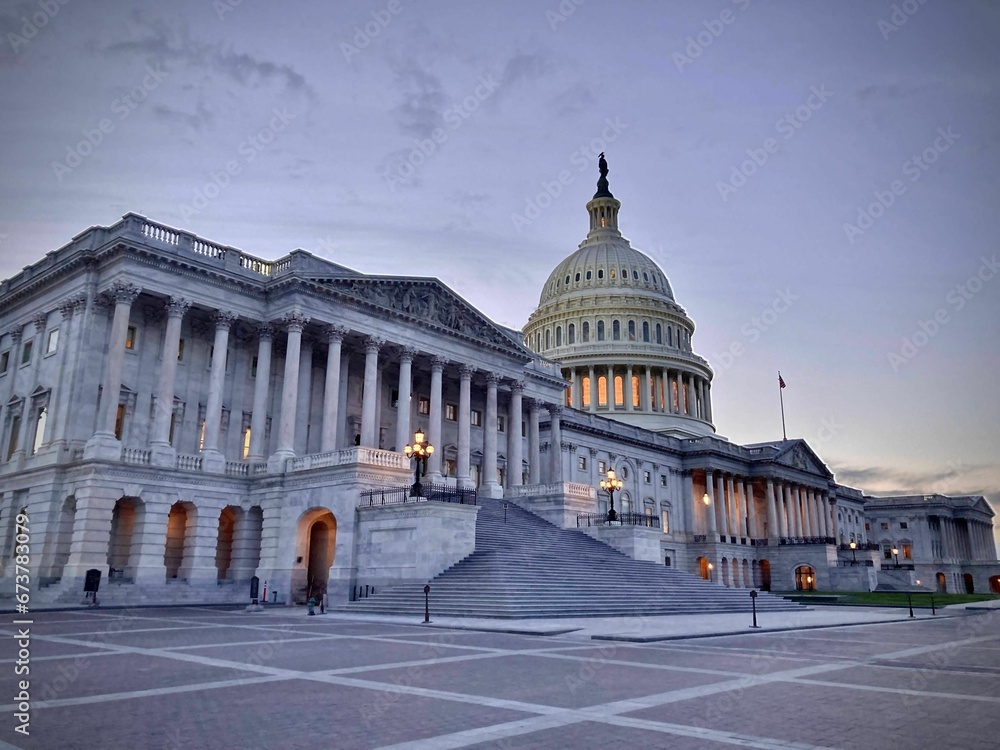 United States Capitol building stands majestically in Washington DC