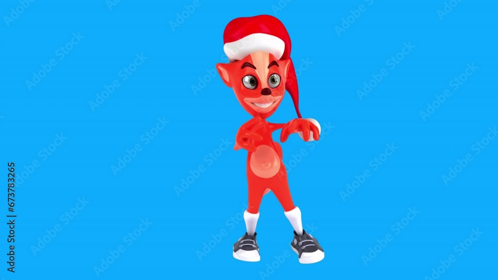 Fun 3D cartoon fox (with alpha channel included) Fun 3D cartoon fox (with alpha channel included)