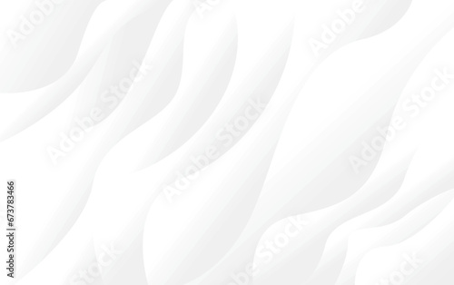 White and light gray abstract background modern wave soft luxury texture with smooth and clean vector subtle background illustration.