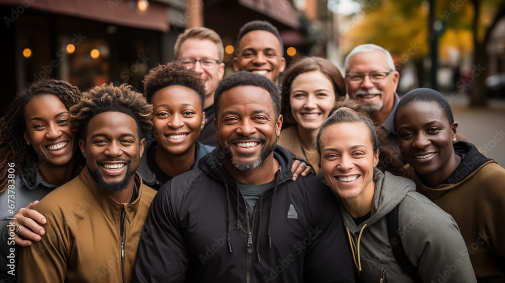 Community Unity: A neighborhood coming together for a group hug ...