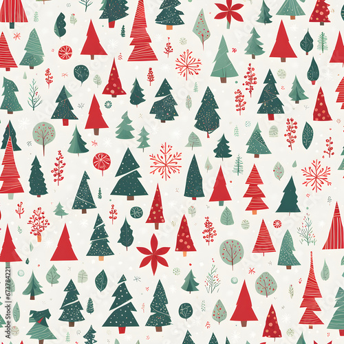 christmas seamless pattern