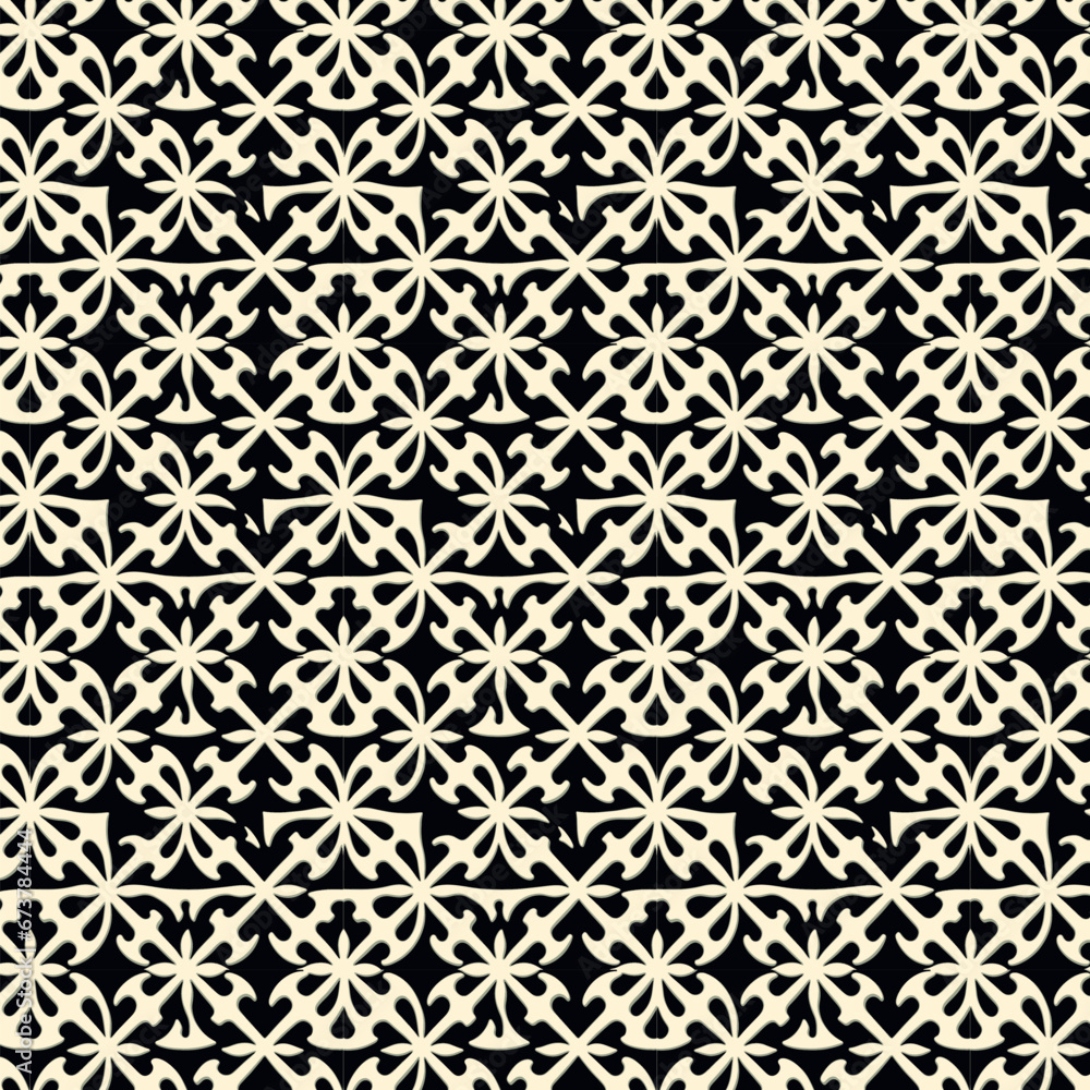 black and white, floral seamless pattern |seamless design black and white, floral seamless pattern |seamless design
