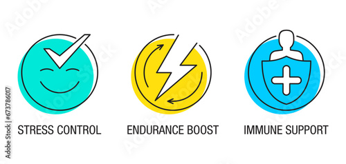 Stress Control, Endurance Boost, Immune Support