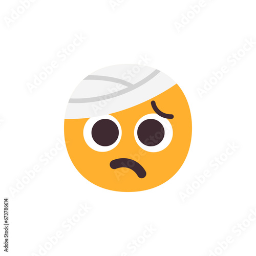 Bandaged head