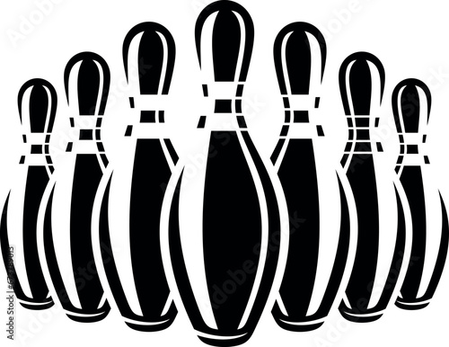 illustration of bowling balls
