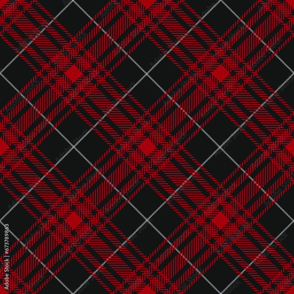 Tartan seamless pattern, red and black can be used in fashion decoration design. Bedding, curtains, tablecloths Tartan seamless pattern, red and black can be used in fashion decoration design. Bedding, curtains, tablecloths