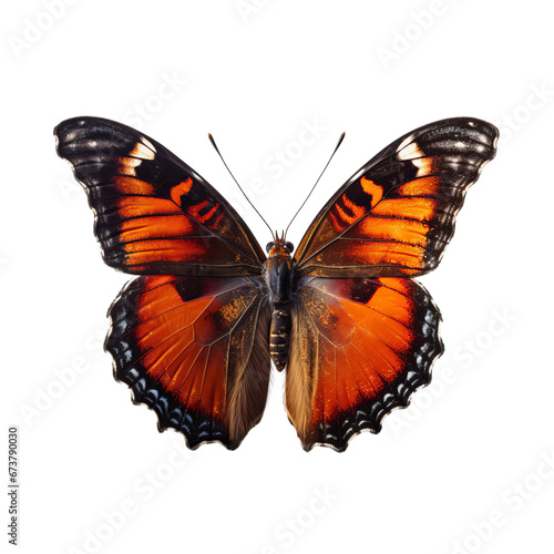 Butterfly very hight quality isolated background white AI generated illustration