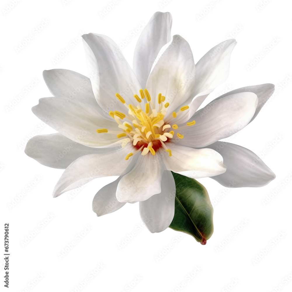 Obraz premium Flower very hight quality isolated background white AI generated illustration