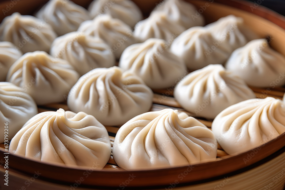 A part of Chinese Xiaolongbao. A part of Chinese Xiaolongbao.