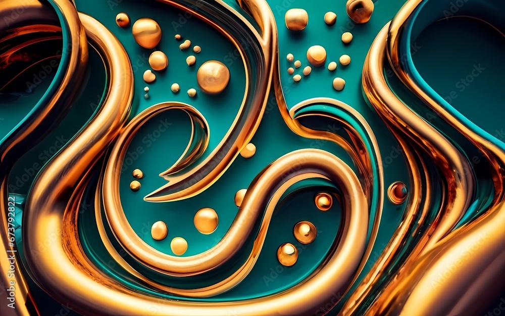Beautiful abstract geometric 3d shapes for art design Beautiful abstract geometric 3d shapes for art design