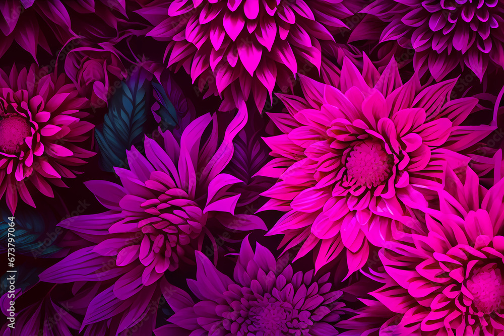 Modern floral organic pattern background viva magenta. floral backgrounds. summer texture design. Modern floral organic pattern background viva magenta. floral backgrounds. summer texture design.