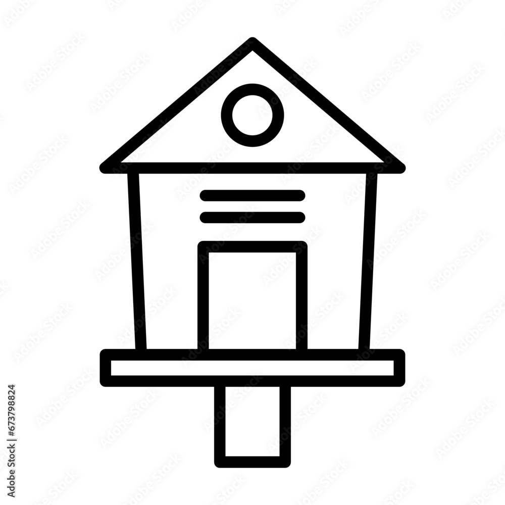 Bird House Icon Bird House Icon