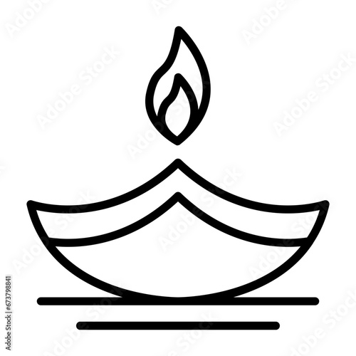 Oil Lamp Icon