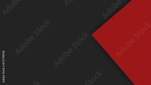 3D red techno abstract background overlap layer on dark space decoration. Modern graphic design element future style concept for banner  flyer  card  or brochure cover