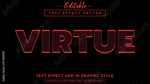 Modern pattern style text effect with cool color combination