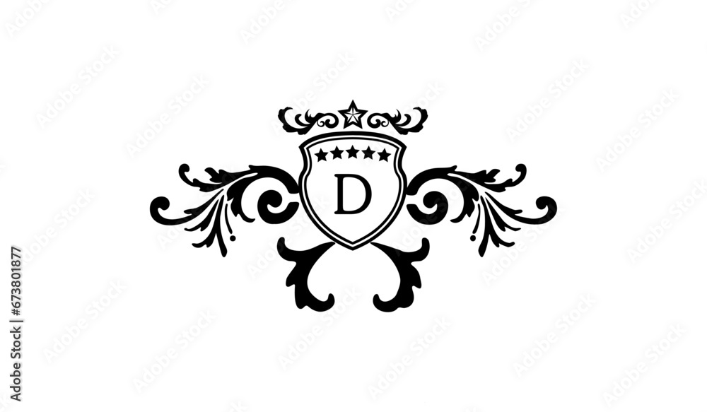 Luxury Wedding Card Logo D