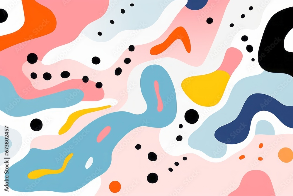 Whimsical Pastel Confetti Pattern