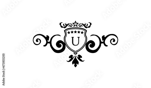 Luxury Card Logo U