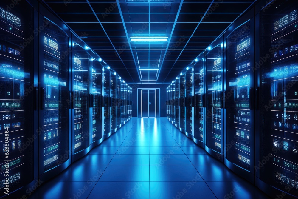Rows of Servers in a Data Center Rows of Servers in a Data Center