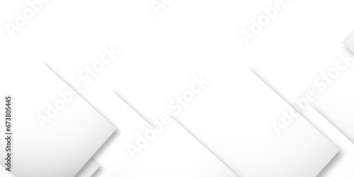 Abstract design with White smooth architectural background .Modern and geometric background with soft light paper stripes as mosaic formless volumetric pattern paper texture design	
