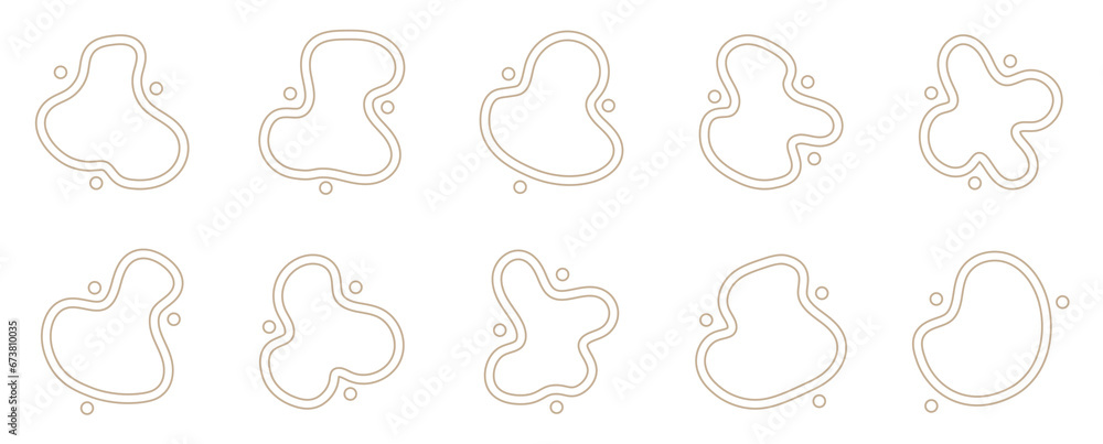 Abstract Blob Line Abstract Blob Line